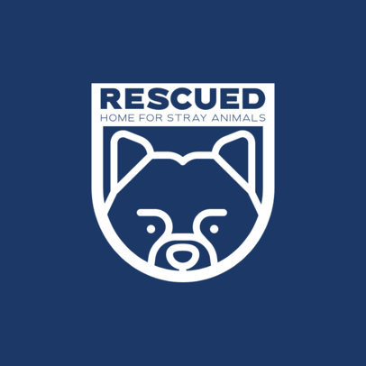 Online Logo Template for an Animal Rescue Collective