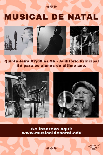 Flyer Creator to Announce a School's Musical Event