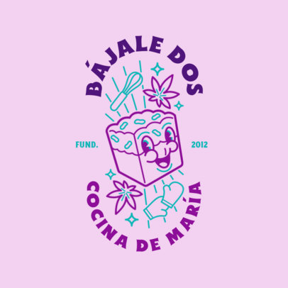 Logo Maker for a Cannabis Bakery Store