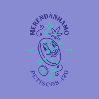 Logo Template Featuring a Cannabis Bakery Shop Theme
