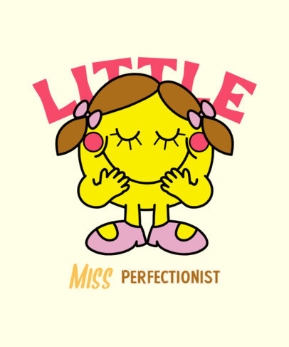 Fun T-Shirt Design Creator Inspired by Little Miss Popular Meme