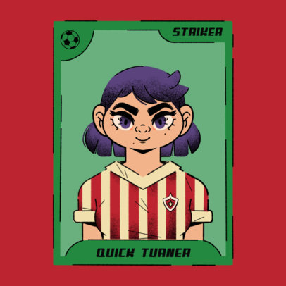 Avatar Logo Template Featuring Soccer Player Illustrations 5134