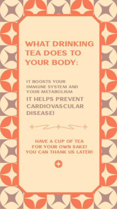 Tea-Themed Instagram Story Video Generator Featuring Important Facts 