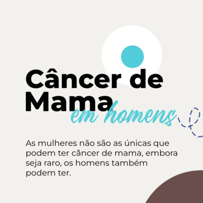 Instagram Post Maker for a Cancer Awareness-Themed Carousel Cover
