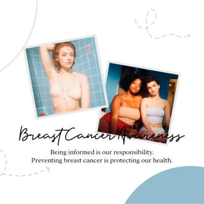 Instagram Post Generator with a Cancer Awareness-Themed Quote