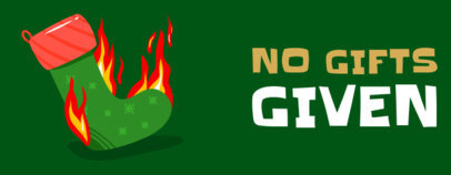 Anti-Christmas-Themed Mug Design Generator With a Burning Christmas Stocking Graphic 4891h