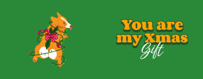 Funny Mug Design Generator With a Dog Wrapped in Christmas Lights 4665j-4910