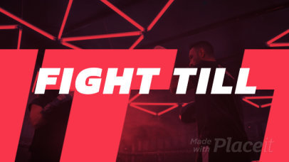 Slideshow Video Template to Promote a Women's Boxing Club