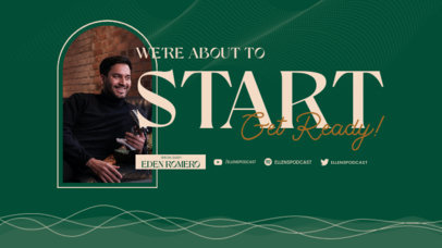 Starting Soon Twitch Screen Template for Talk Show Podcasts 5545 el1