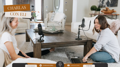 Twitch Overlay Design Creator for a Talk Show Podcast 5544C-el1