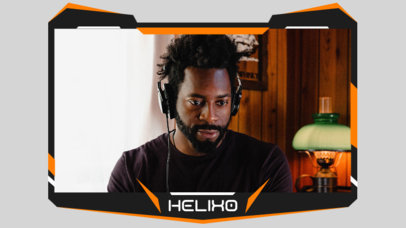 Webcam Frame OBS Stream Overlay Maker Featuring a Modern Style 5535 el1