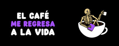 Dia de Muertos-Themed Mug Design Generator With a Mariachi Skeleton and a Quote