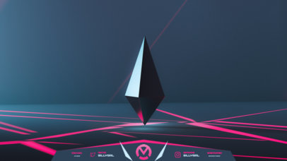 Twitch Overlay Generator Featuring a Futuristic Styled-Theme