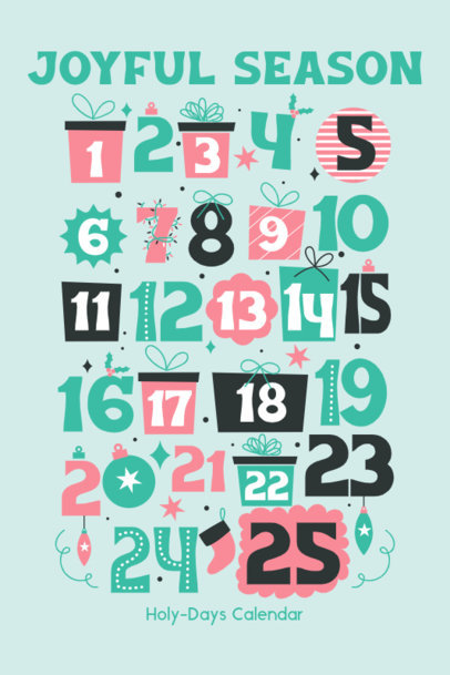Calendar Generator for Advent Season 4916e