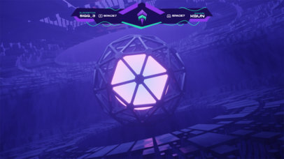 Modern Twitch Overlay Creator with a Sci-Fi Landscape