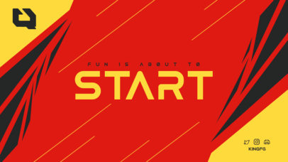 Twitch Screen Template Featuring a Futuristic Style