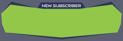 New Subscriber Twitch Alert Box Creator Featuring a Futuristic Theme
