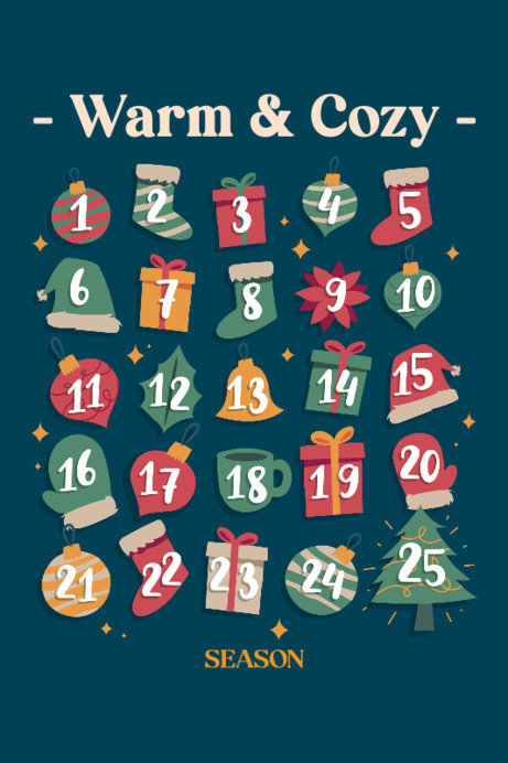 Seasonal Calendar Generator for Xmas
