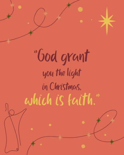 Joyful Instagram Post Maker to Celebrate Christmas