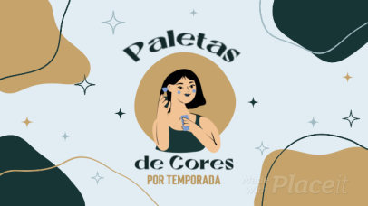 Intro Video Generator for Beauty Vloggers Featuring Animated Graphics