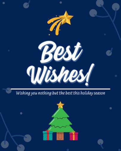 Joyful Instagram Post Creator Featuring a Christmas-Themed Quote