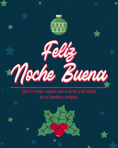 Instagram Post Template to Wish a Merry Christmas