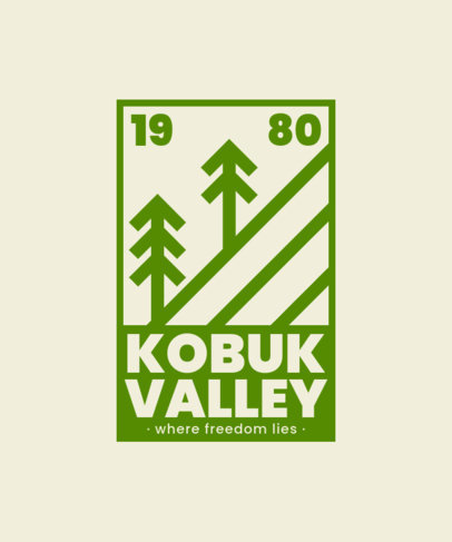 Badge-Themed T-Shirt Design Maker Featuring a National Park Graphic 5553 el1