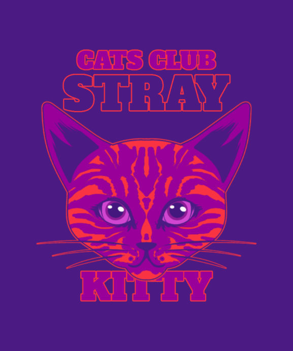 Stray-Inspired Themed T-Shirt Design Generator Featuring a VR-Styled Cat