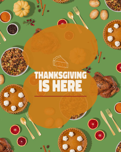 Holiday Instagram Post Maker to Celebrate the Arrival of Thanksgiving Season 4927f