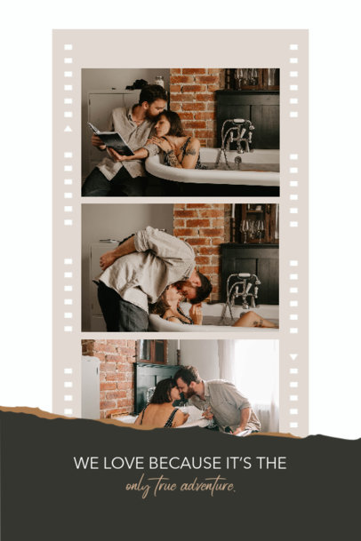 Art Print Creator With a Couple's Photo Collage