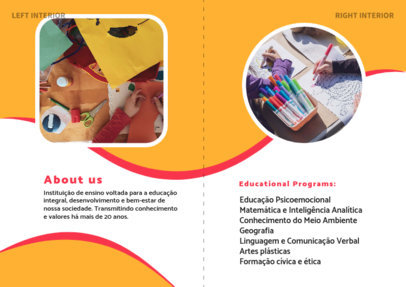 Educational Brochure Design Maker for an Academic School Program Bifold 5292d