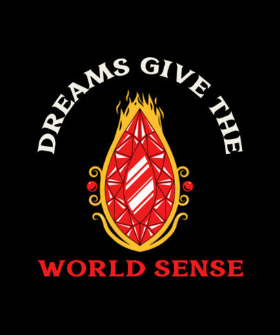 The Sandman-Inspired T-Shirt Design Maker Featuring a Quote