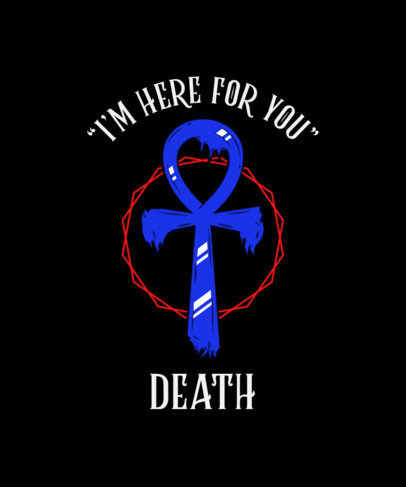 T-Shirt Design Generator Featuring a Theme Inspired by The Sandman