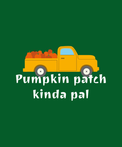 T-Shirt Design Creator Featuring a Fall Theme and a Quote