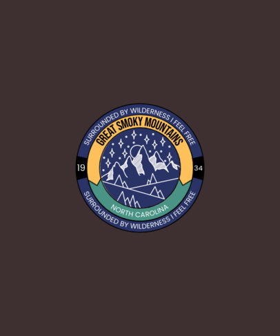 T-Shirt Design Maker Featuring a Travel Theme With a Natural Park Graphic 5555d-el1