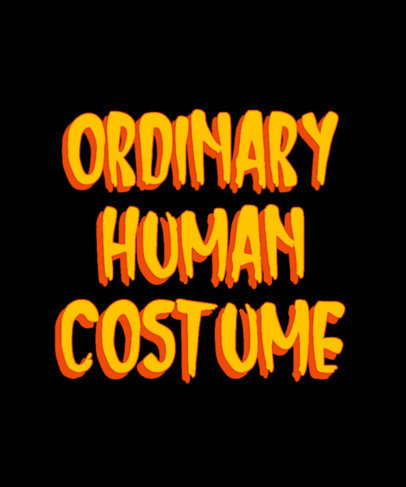 T-Shirt Design Creator Featuring a Fun Halloween Theme