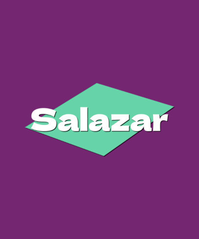 Seinfeld-Inspired T-Shirt Design Generator Featuring a Geometric Shape with a Last Name 5620c-el1