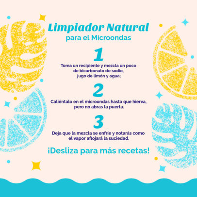 Instagram Post Maker Featuring Step-by-Step Guides for Eco-Friendly Cleaning Products 5368