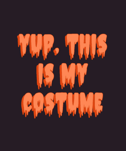 Fun T-Shirt Design Maker Featuring a Fail Halloween Costume Theme