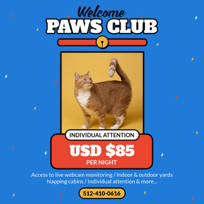 Instagram Post Maker For a Pet Daycare Business