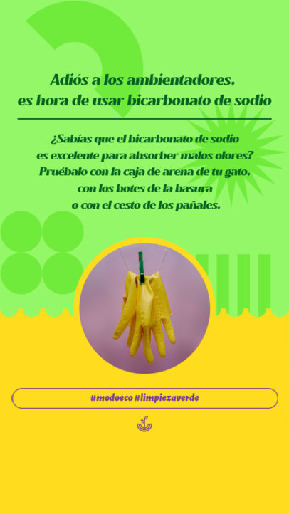 Instagram Story Generator Featuring Benefits of Baking Soda 5369g