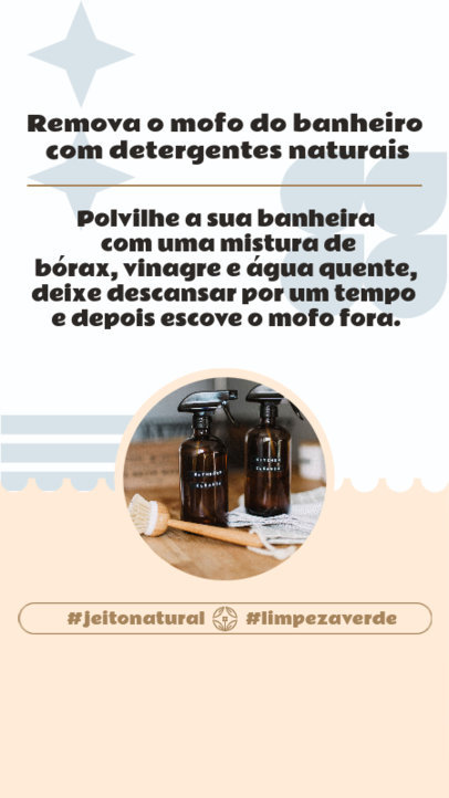 Instagram Story Creator with a Baking Soda Tip to Clean Bathrooms 5369h