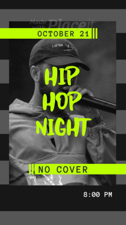 Instagram Story Video Creator for a Music Concert Event