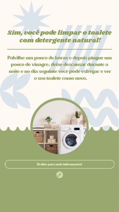 Instagram Story Creator Featuring Benefits of Using Natural Detergents 5369d