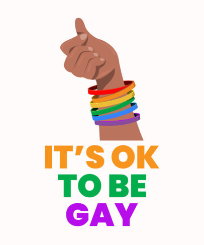 LGBT T-Shirt Design Maker with Illustrations