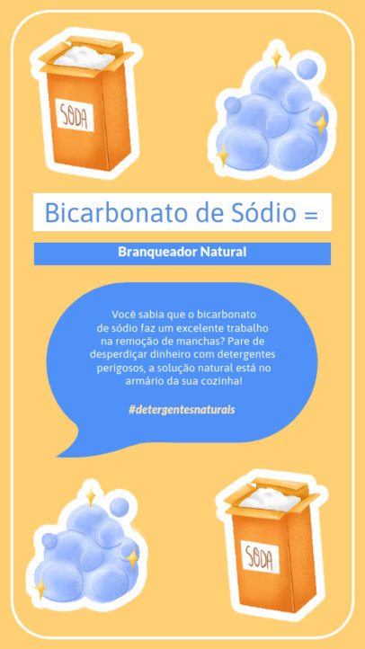 Instagram Story Creator Featuring a Natural Whitener Tip of Baking Soda 5370g