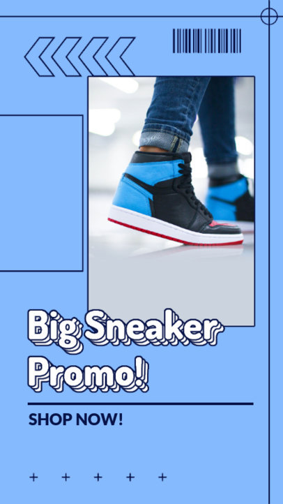 Instagram Story Template for a Special Sneaker Shop Sale