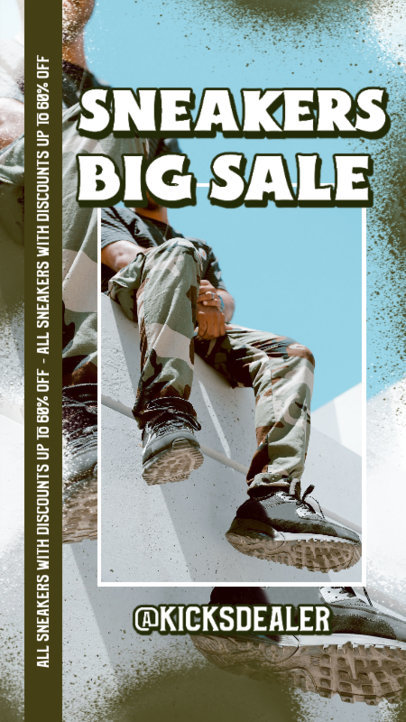 Cool Instagram Story Maker for Footwear Deals 4943c