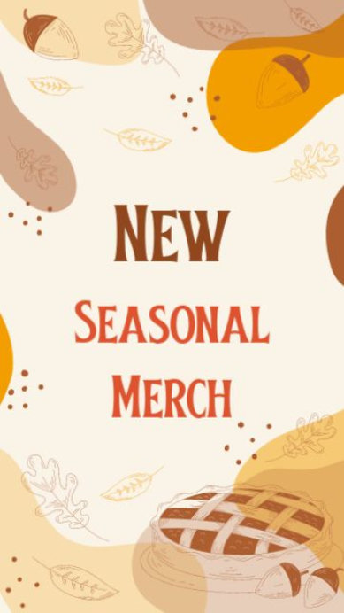 Instagram Story Video Creator With a Fall Seasonal Merch Promo