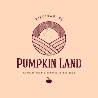 Online Logo Creator for a Pumpkin Farm